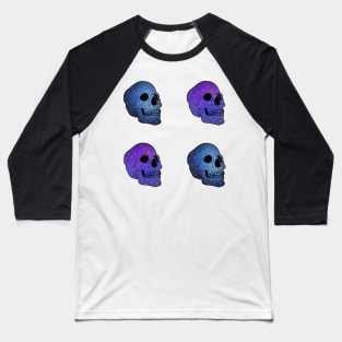 Galaxy Skull Pack - Blue/Purple Baseball T-Shirt